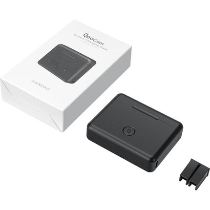 Kandao Estuche Cargador de Baterías para QooCam 3 Serie con 2 Bahías y Entrada USB-C
