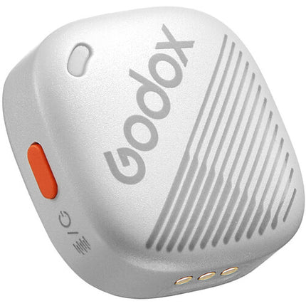 Godox Cube-C Sistema de Micrófono Inalámbrico 2 Personas 984' Alcance 10h Batería Blanco