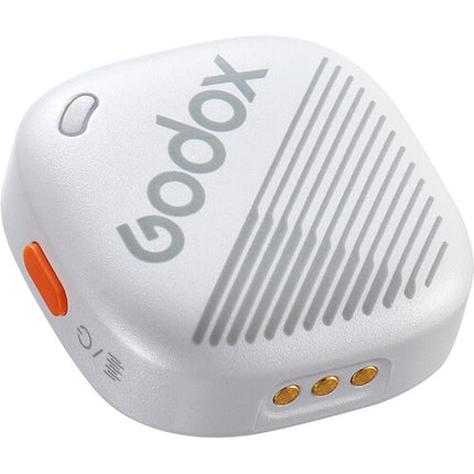 Godox Cube-C Sistema de Micrófono Inalámbrico 2 Personas 984' Alcance 10h Batería Blanco