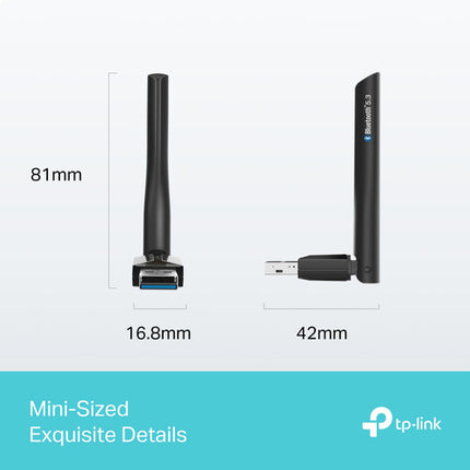TP-Link UB500 Plus Adaptador Bluetooth USB Largo Alcance Bluetooth 5.3 USB-A 2.0