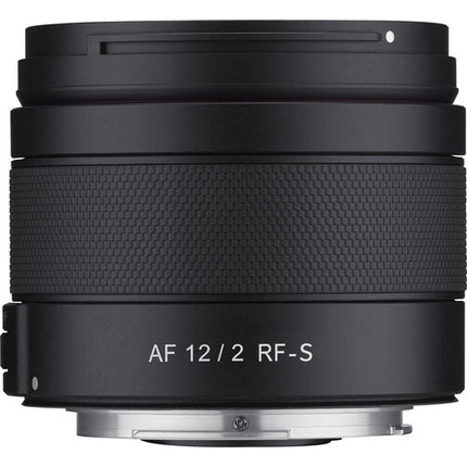 Samyang 12mm f2 AF objetivo gran angular para Canon RF f2-f22 7 hojas