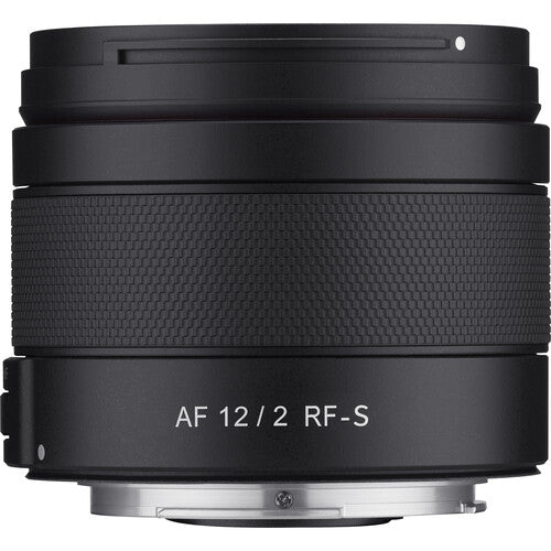 Samyang 12mm f2 AF objetivo gran angular para Canon RF f2-f22 7 hojas