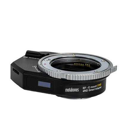 Metabones Canon EF a Sony E-Mount Adaptador Cine eND con Estabilización y Panel OLED