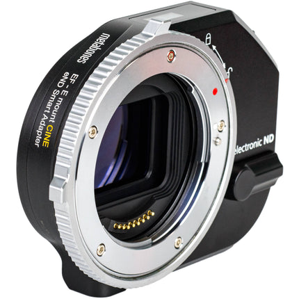 Metabones Canon EF a Sony E-Mount Adaptador Cine eND con Estabilización y Panel OLED