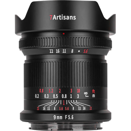 7Artisans 9mm f5.6 Lente Ultra Gran Angular Full Frame con Filtro ND Trasero
