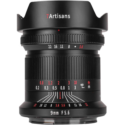 7Artisans 9mm f/5.6 Objetivo Ultra Gran Angular Full Frame para Nikon Z con Filtro ND Trasero