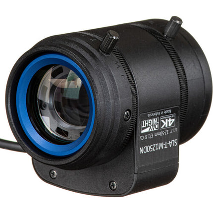 Hanwha Vision SLA-T-M1250DN Lente Varifocal CS Mount 12-50mm para Cámaras 12MP