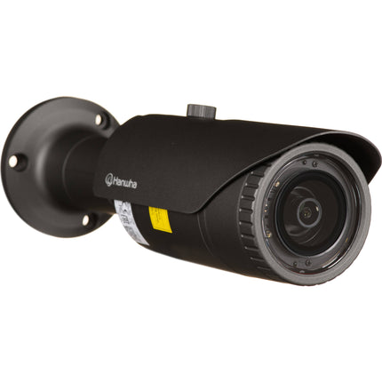 Hanwha Vision Wisenet Q Series QNO-7012R Cámara Bala IP 4MP 2.8mm 65ft Visión Nocturna