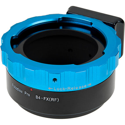 FotodioX Pro Adaptador de Lente B4 a Cuerpo FUJIFILM X Metal Cromado