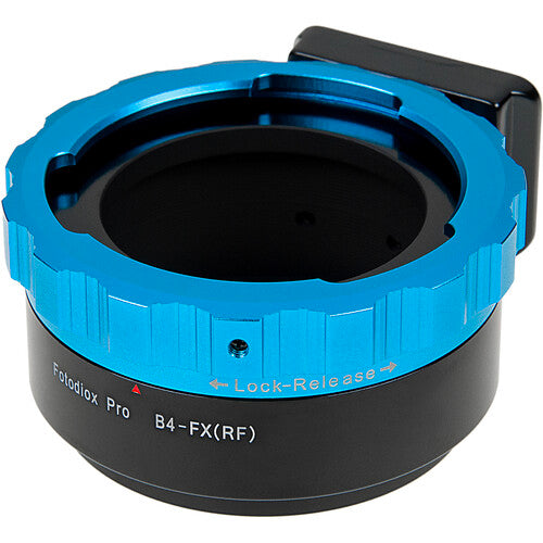 FotodioX Pro Adaptador de Lente B4 a Cuerpo FUJIFILM X Metal Cromado