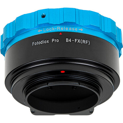 FotodioX Pro Adaptador de Lente B4 a Cuerpo FUJIFILM X Metal Cromado