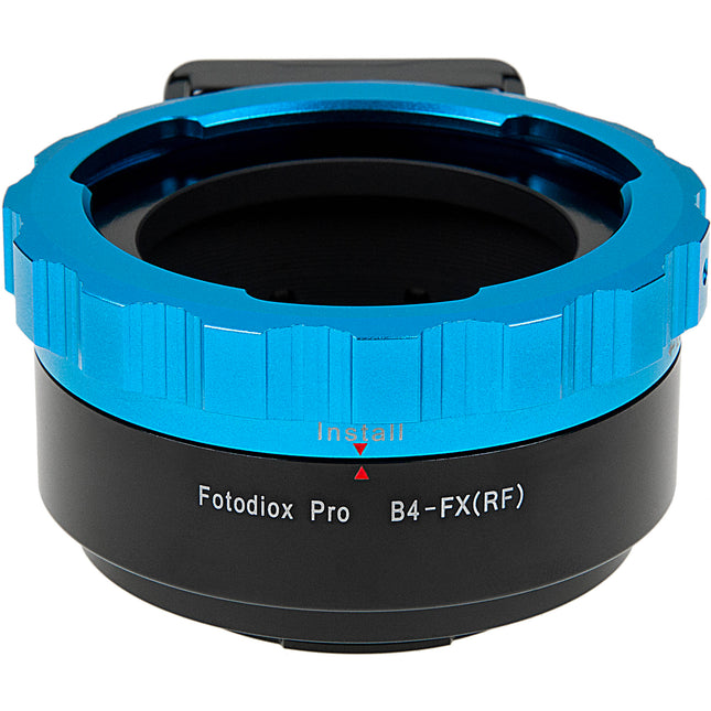 FotodioX Pro Adaptador de Lente B4 a Cuerpo FUJIFILM X Metal Cromado