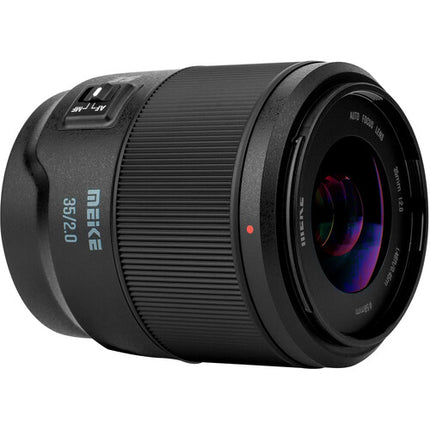 Meike 35mm f2 AF Lente para Sony E Distancia Mínima 1.5 pies Diáfragma 9 Hojas