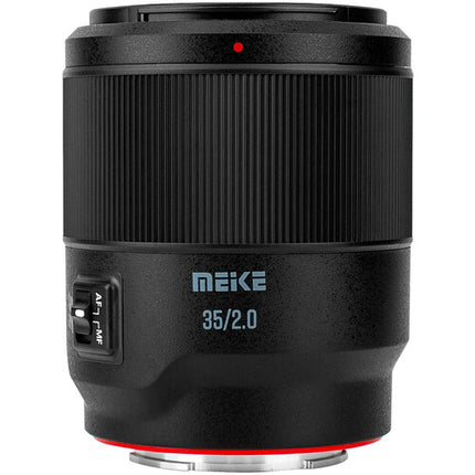 Meike 35mm f2 AF Lente para Sony E Distancia Mínima 1.5 pies Diáfragma 9 Hojas