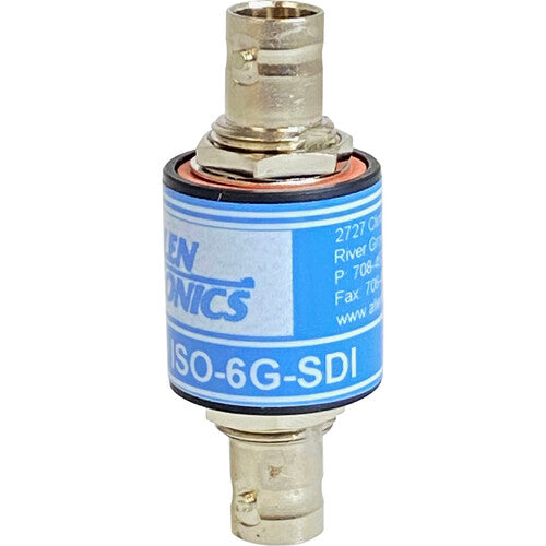Allen Avionics ISO-6G-SDI Aislador de Vídeo SDI para UHD 4K 3 GHz 75 Ohm
