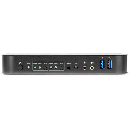 Rocstor SolidKVM SK05 Switch KVM DisplayPort 1.4 y USB 3.0 4K 4096x2160 con control remoto IR