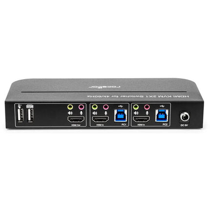 Rocstor SolidKVM SK06 Switch KVM 2x1 HDMI 4K USB 3.0 con control remoto