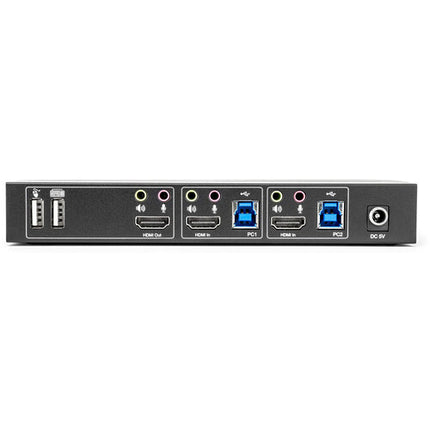Rocstor SolidKVM SK06 Switch KVM 2x1 HDMI 4K USB 3.0 con control remoto