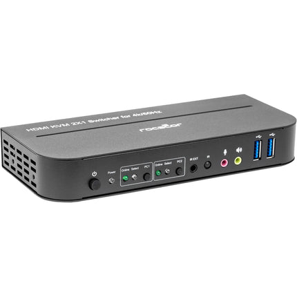 Rocstor SolidKVM SK06 Switch KVM 2x1 HDMI 4K USB 3.0 con control remoto