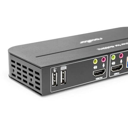 Rocstor SolidKVM SK06 Switch KVM 2x1 HDMI 4K USB 3.0 con control remoto