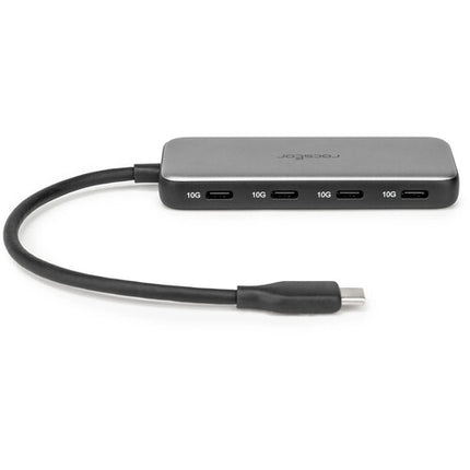 Rocstor Hub USB-C a Cuatro USB-C 3.1 Gen 2 10 Gb/s Carga 1.5A