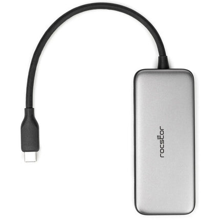 Rocstor Hub USB-C a Cuatro USB-C 3.1 Gen 2 10 Gb/s Carga 1.5A