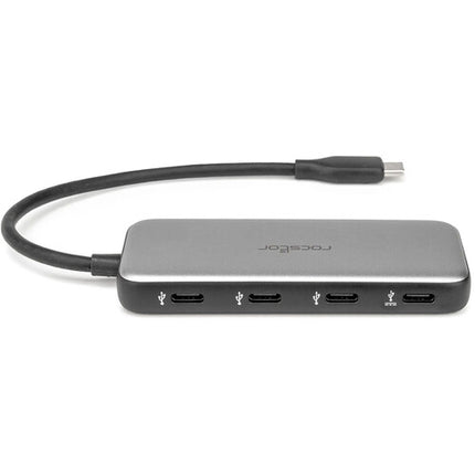 Rocstor Hub USB-C 3.1 Gen 1 4 Puertos 5 Gb/s 100W Power Delivery