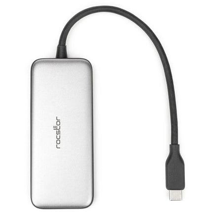 Rocstor Hub USB-C 3.1 Gen 1 4 Puertos 5 Gb/s 100W Power Delivery