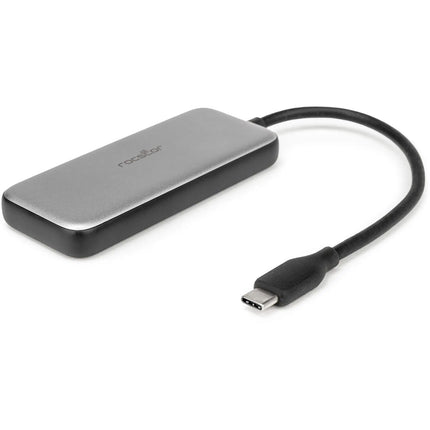 Rocstor Hub USB-C 3.1 Gen 1 4 Puertos 5 Gb/s 100W Power Delivery