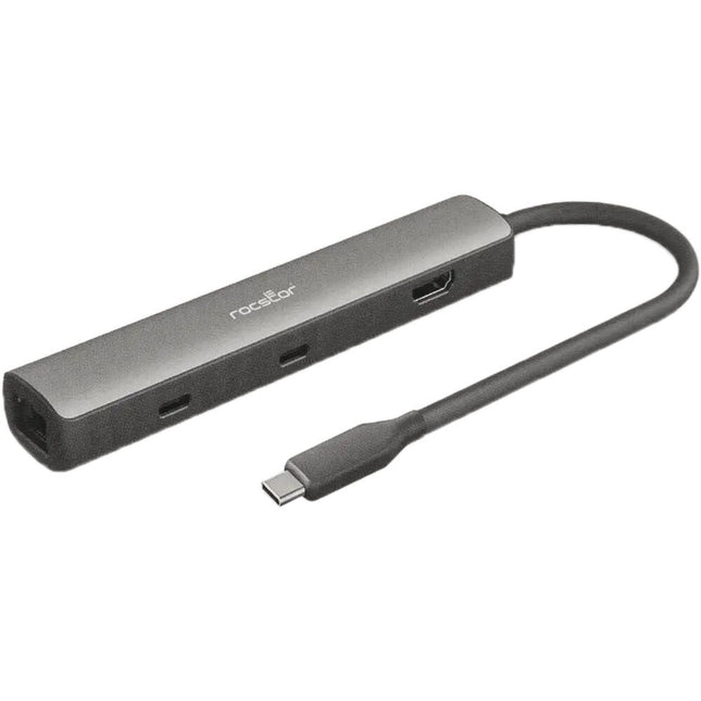 Rocstor USB4 Multiadaptador portátil con HDMI Ethernet 100W PD 8K60Hz