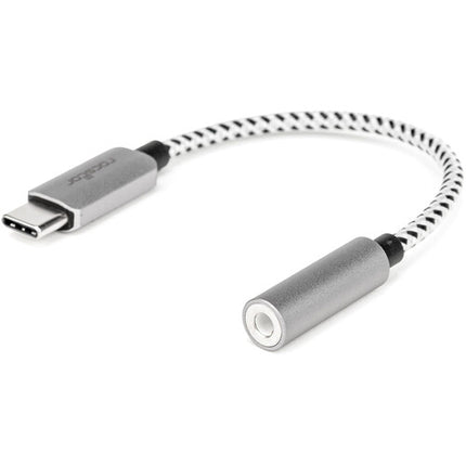 Rocstor Adaptador USB-C a Audio 3.5mm Hi-Res DAC 24-Bit 93dB