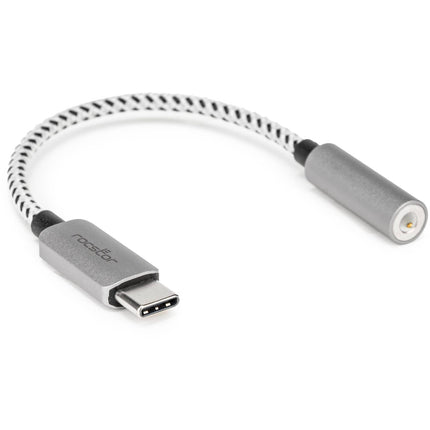 Rocstor Adaptador USB-C a Audio 3.5mm Hi-Res DAC 24-Bit 93dB
