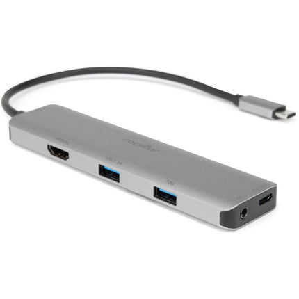Rocstor 5 en 1 USB-C 3.2 Gen 2 Hub con 10 Gb/s y HDMI 4K 60 Hz