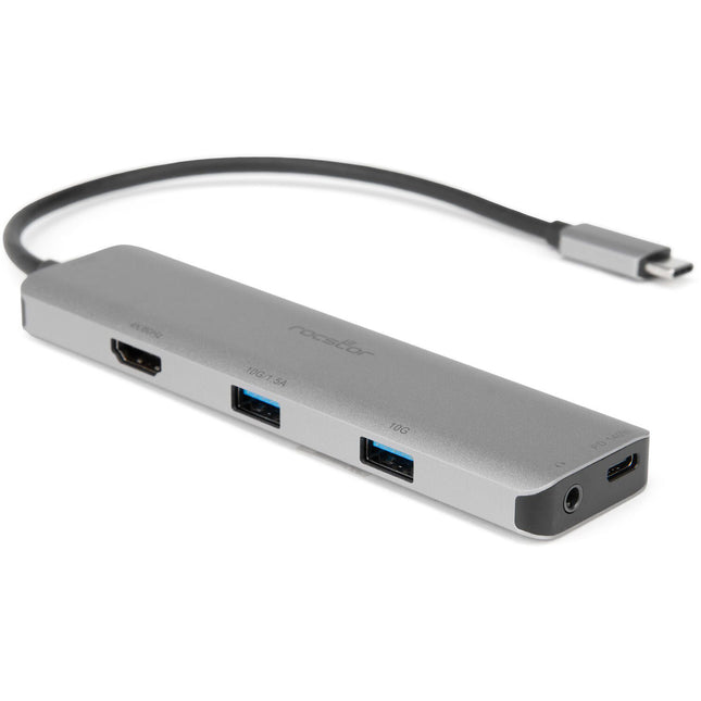 Rocstor 5 en 1 USB-C 3.2 Gen 2 Hub con 10 Gb/s y HDMI 4K 60 Hz