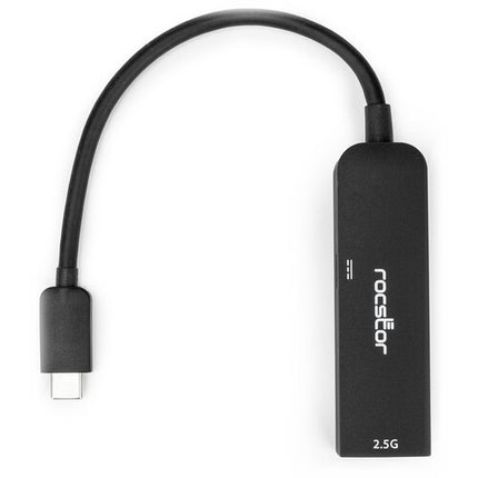 Rocstor Adaptador USB-C a Ethernet 2.5G con Puerto de Carga 100W