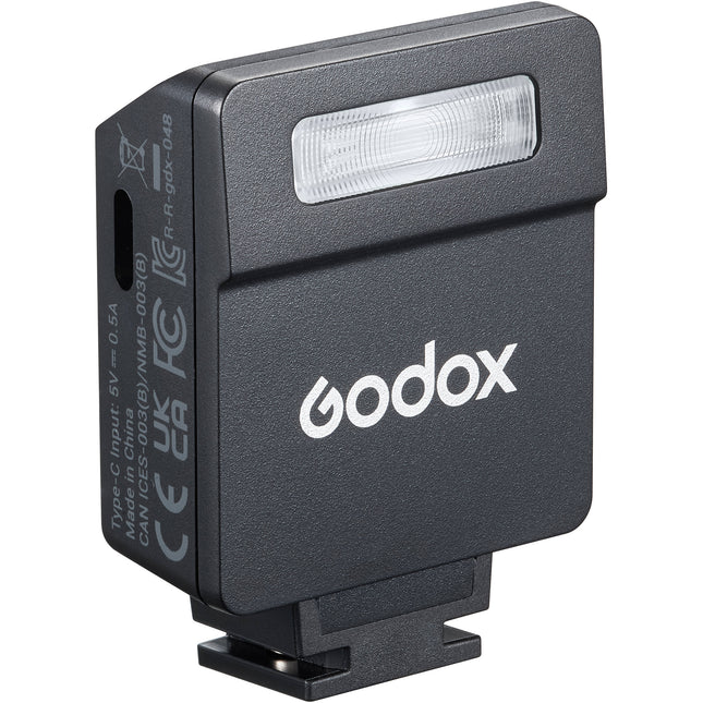Godox IM22 Mini Flash Negro Flash Manual 5 Niveles 440 Destellos USB-C