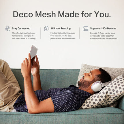 TP-Link Deco BE23 Sistema Mesh Wi-Fi 7 Dual Band 3570 Mb/s 2 Pack