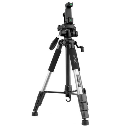 Movo Photo iVlogger-PRO Kit de Vlogging con Trípode MV-T5 57" de Aluminio