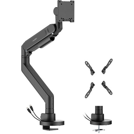Rocstor ErgoReach ED7 Brazo Ergonómico para Monitor Soporta Pantallas 24 a 57 Pulgadas con Puertos USB-A y USB-C