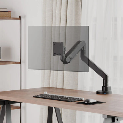 Rocstor ErgoReach ED7 Brazo Ergonómico para Monitor Soporta Pantallas 24 a 57 Pulgadas con Puertos USB-A y USB-C