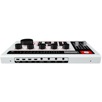 Sabinetek SabineCast mezclador de audio Bluetooth con ecualizador de 3 bandas y micrófono condensador portátil