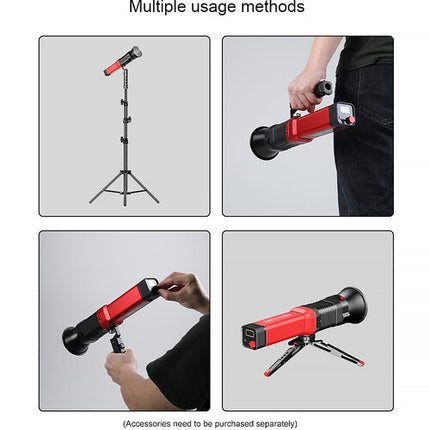 GVM PD60C Kit de Iluminación LED RGB 3 Luces Luz 6280 Lux 2700-6800K