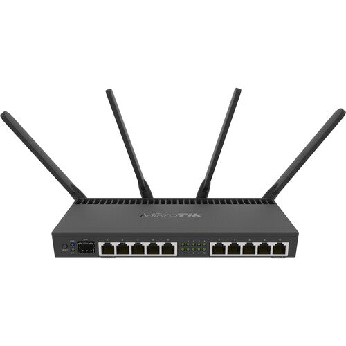 MikroTik RB4011iGS+5HacQ2HnD-IN Router de Red Gestionado Dual-Banda 2033Mb/s 10 Puertos Gigabit