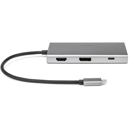 Rocstor Hub USB-C 7 en 1 5 Gb/s 100W Power Delivery UHD 8K