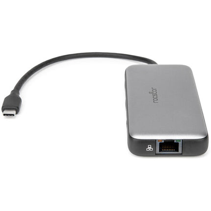 Rocstor 8-en-1 USB-C 3.2 Gen 2 Hub con HDMI dual 4K y Ethernet Gigabit