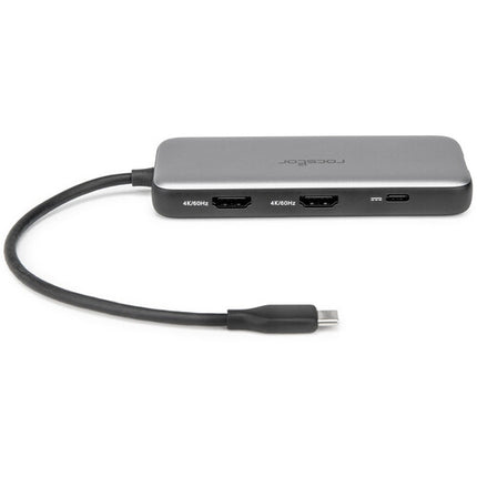 Rocstor 8-en-1 USB-C 3.2 Gen 2 Hub con HDMI dual 4K y Ethernet Gigabit
