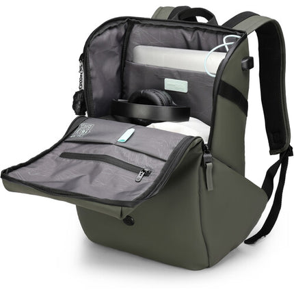 Swissdigital LAMONE L Mochila con LED 18L Bolsillo para Laptop 16" resistente al agua