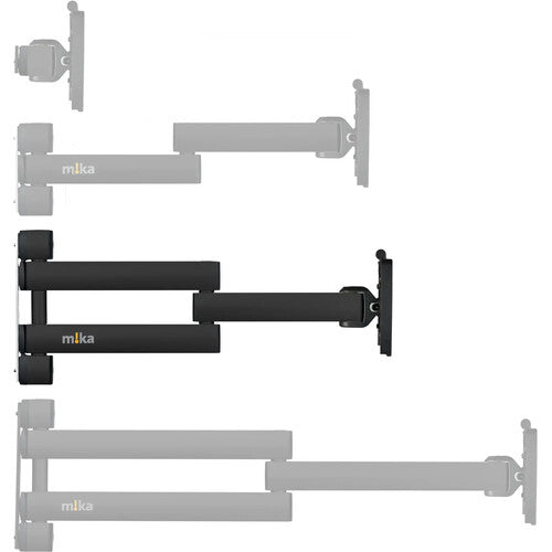 Yellowtec m!ka Monitor Arm M Soporte para Monitor 19.9" Peso 26.5 lb Negro