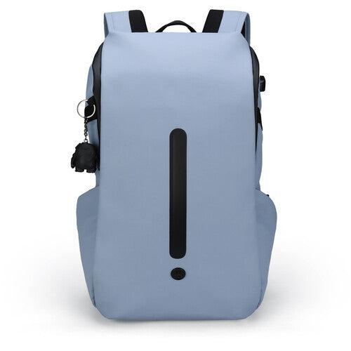 Swissdigital LAMONE L Mochila con LED Azul 18L y Protección RFID