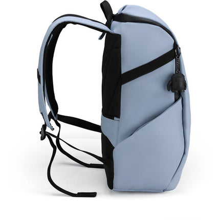 Swissdigital LAMONE L Mochila con LED Azul 18L y Protección RFID